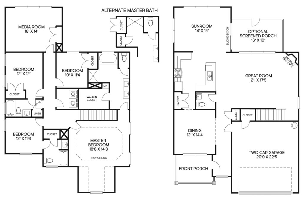 home plan floor plan