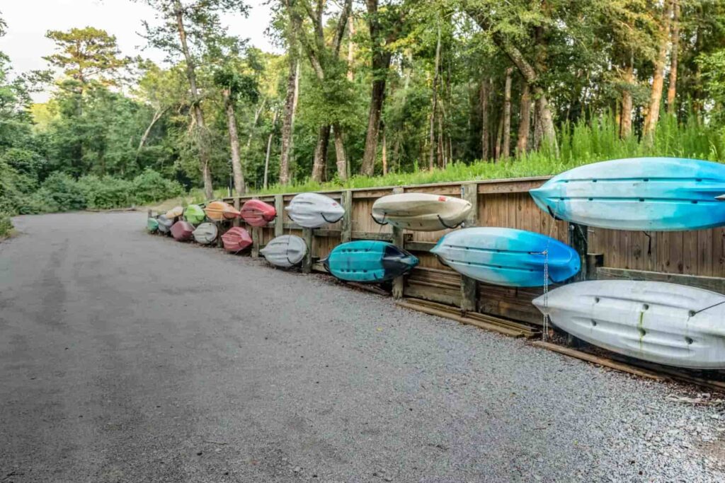 river bluffs kayak launch